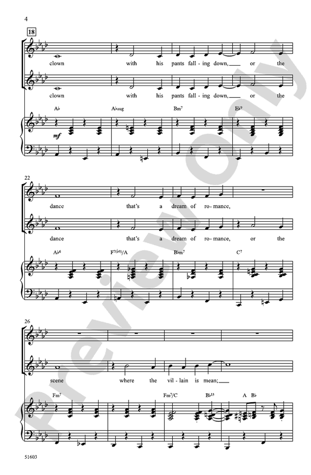That's Entertainment - 2 Part Treble Choral Octavo (Digital Download)