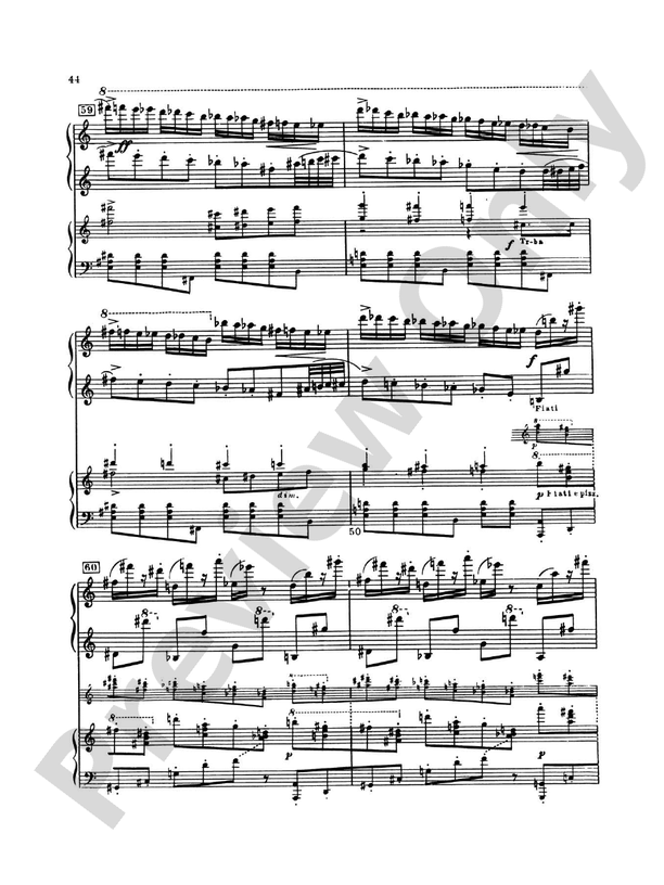Piano Concerto No. 3 in C Major, Opus 26 - 2nd Movement - 2 Pianos, 4 Hands (Digital Download)