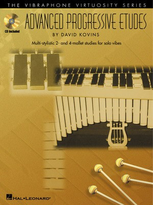 Advanced Progressive Etudes - David Kovins - Percussion Hal Leonard /CD
