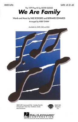 We Are Family - Bernard Edwards|Nile Rodgers - Kirby Shaw Hal Leonard ShowTrax CD CD