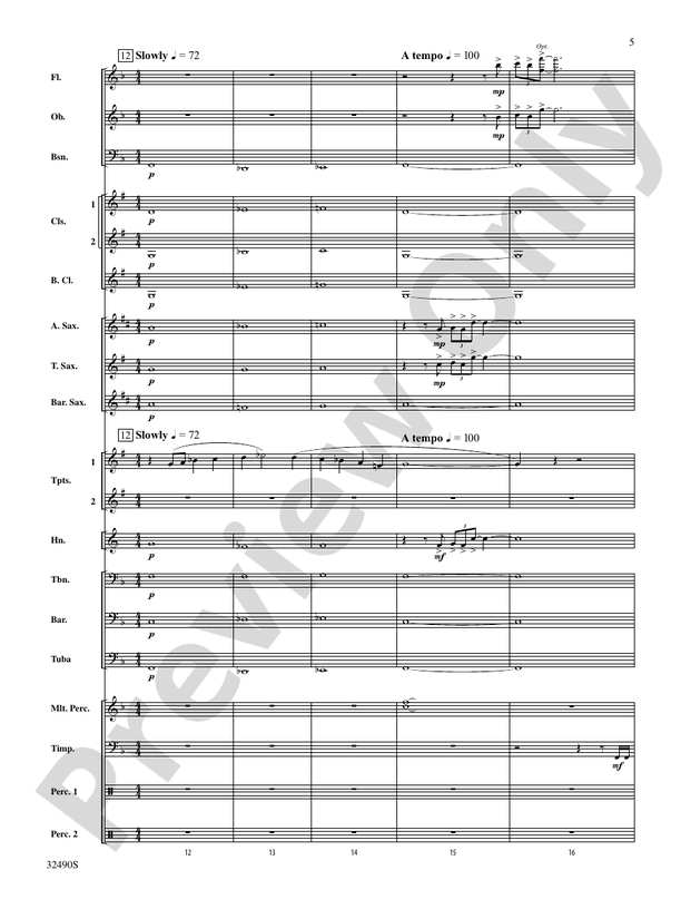 Splendor on the Wing - Concert Band Conductor Score & Parts (Digital Download)