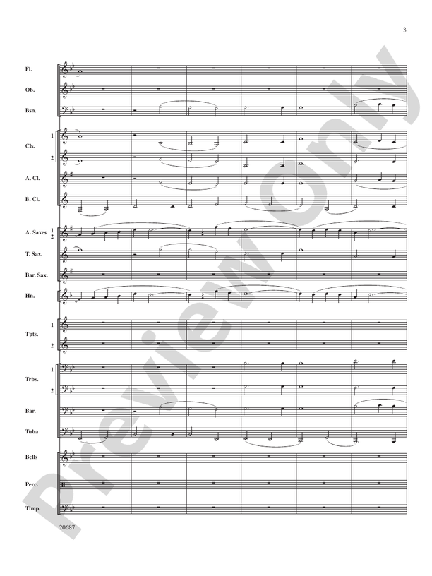Shenandoah (Grade 2) - Concert Band Conductor Score & Parts (Digital Download)