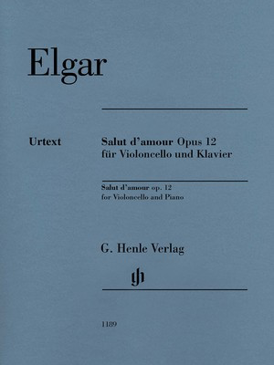 Elgar - Salut d'Amour Op12 - Cello/Piano Accompaniment Henle HN1189