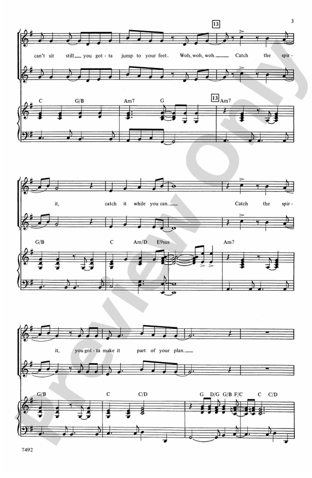Catch the Spirit - 2-Part Choral Octavo (Digital Download)