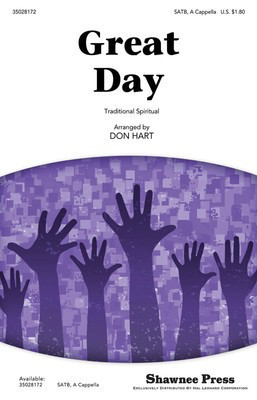 Great Day - SATB Don Hart Shawnee Press Choral Score Octavo