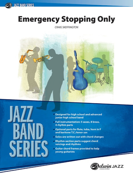 Emergency Stopping Only - Jazz Ensemble Conductor Score & Parts (Digital Download)