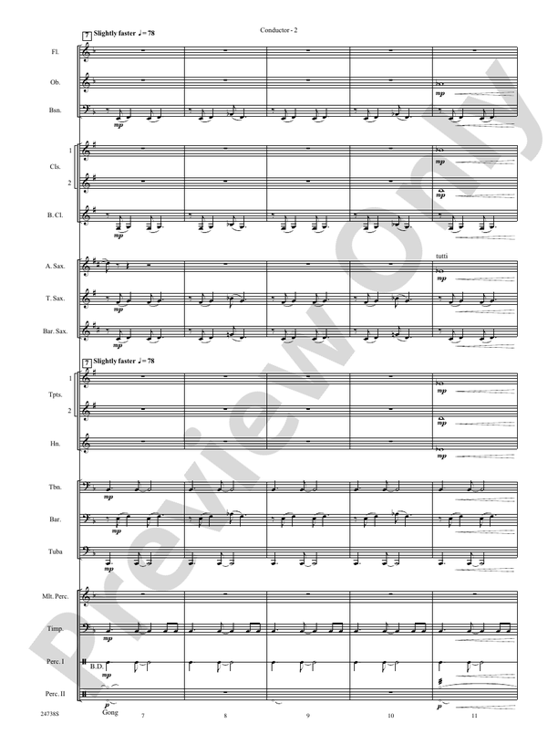 Paradox - Concert Band Conductor Score & Parts (Digital Download)