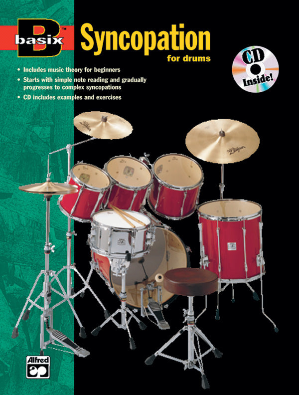 Basix Syncopation for Drums Book/CD