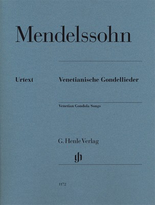 Venetian Gondola Songs For Piano - Felix Bartholdy Mendelssohn - Piano G. Henle Verlag Piano Solo