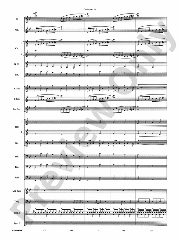 The Great Locomotive Chase - Concert Band Conductor Score & Parts (Digital Download)