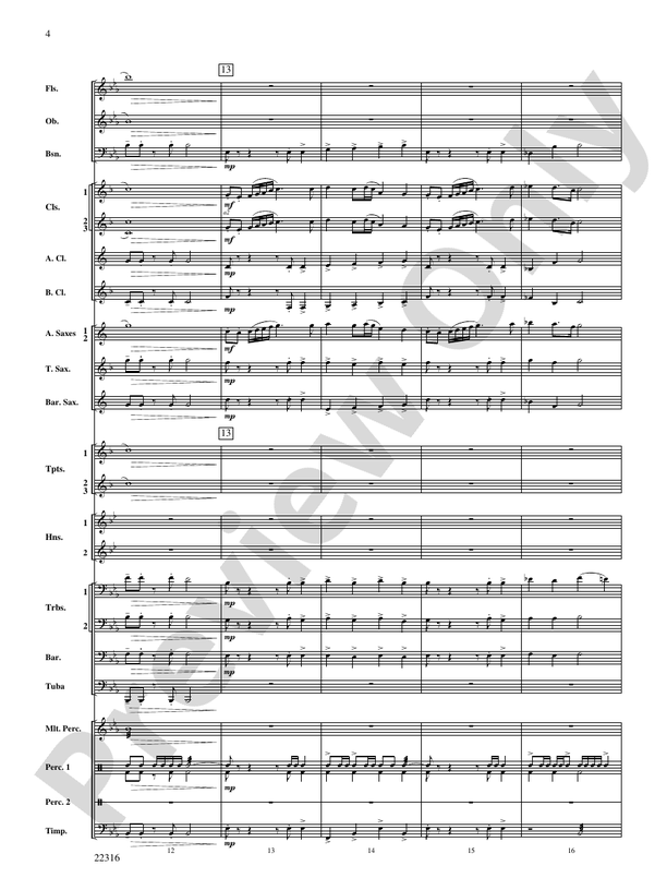 For Those Who Have Gone Before - Concert Band Conductor Score & Parts (Digital Download)