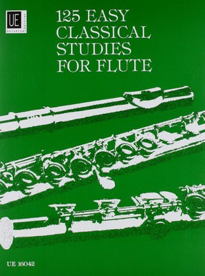 125 Easy Classical Studies - Flute Solo Universal UE16042