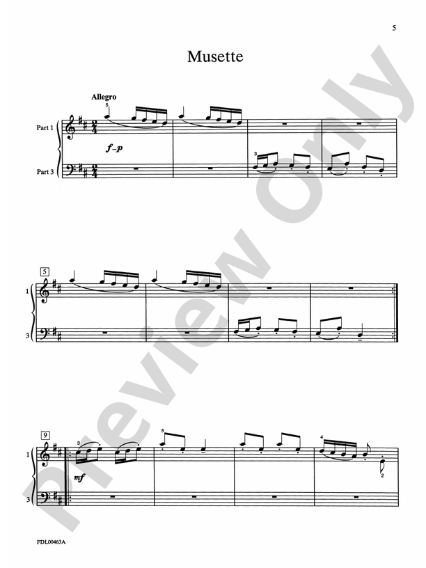 Bach for Piano Ensemble, Level 4 - 2 Pianos, 8 Hands (Digital Download)