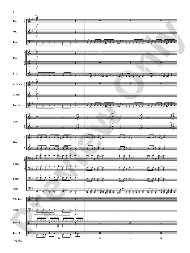 Rocky on Broadway - Concert Band Conductor Score & Parts (Digital Download)
