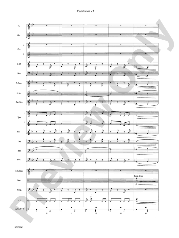 Westwood Trail - Concert Band Conductor Score & Parts (Digital Download)