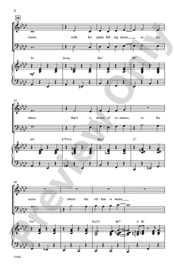 That's Entertainment - SAB Choral Octavo (Digital Download)