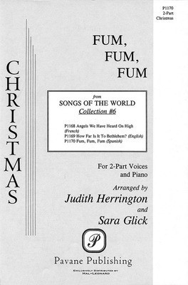 Fum, Fum, Fum - 2-Part Judy Herrington|Sara Glick Pavane Publishing Choral Score Octavo