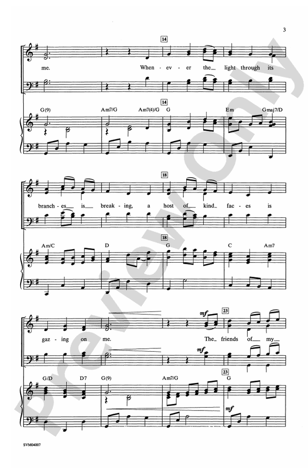 The Ash Grove - SATB Choral Octavo (Digital Download)