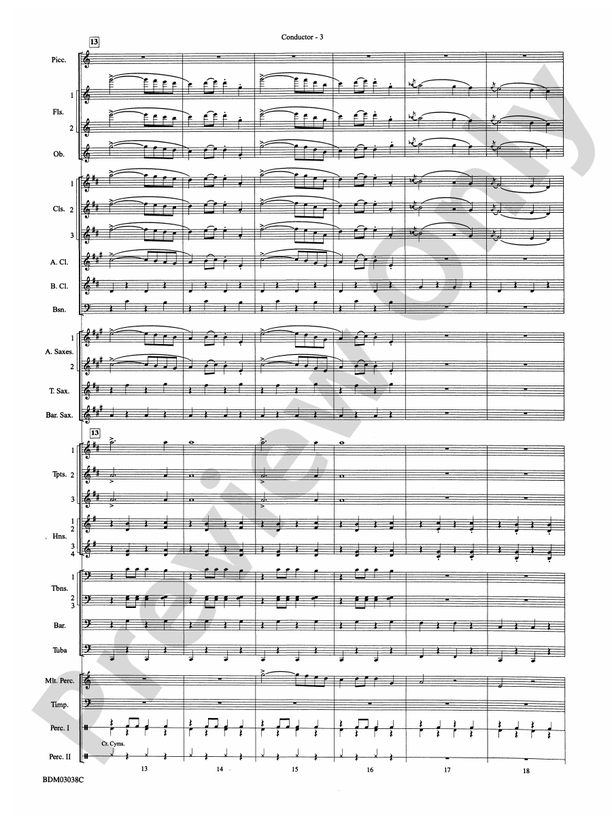 Emperor Waltz, Op. 437 - Concert Band Conductor Score & Parts (Digital Download)