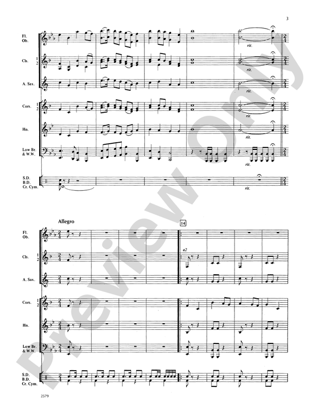 Atlantis Overture - Concert Band Conductor Score & Parts (Digital Download)
