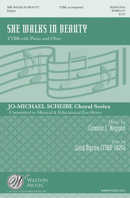 She Walks in Beauty - Connor J. Koppin - TTBB Walton Music Octavo