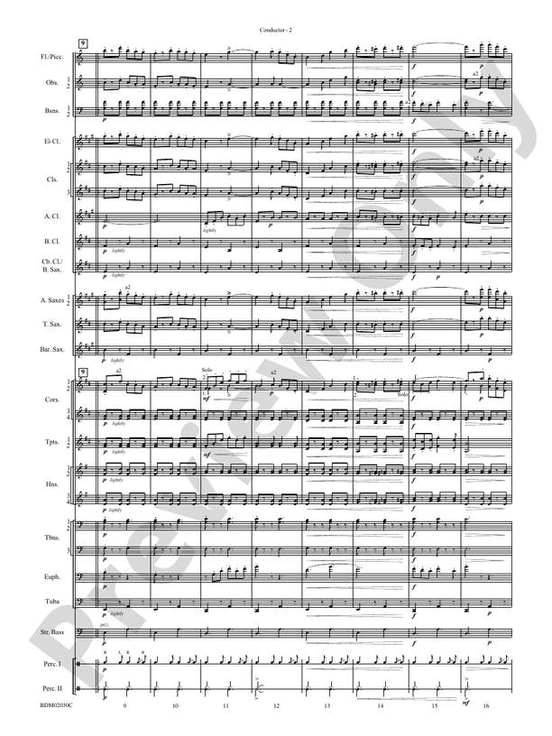 Riders for the Flag - Concert Band Conductor Score & Parts (Digital Download)