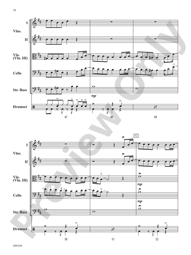 Bones - String Orchestra Conductor Score & Parts (Digital Download)