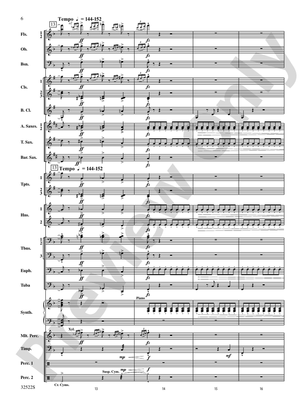 The Spirit of Troy - Concert Band Conductor Score & Parts (Digital Download)