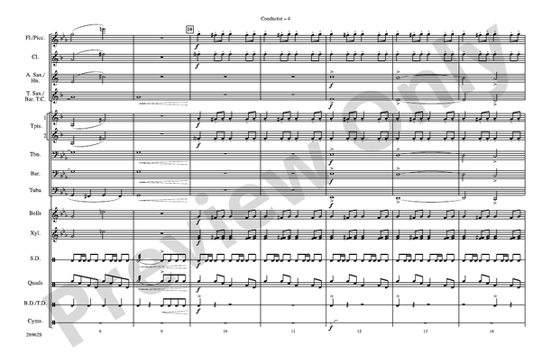 Classic Teasers and Pleasers – Marching Band Conductor Score & Parts (Digital Download)