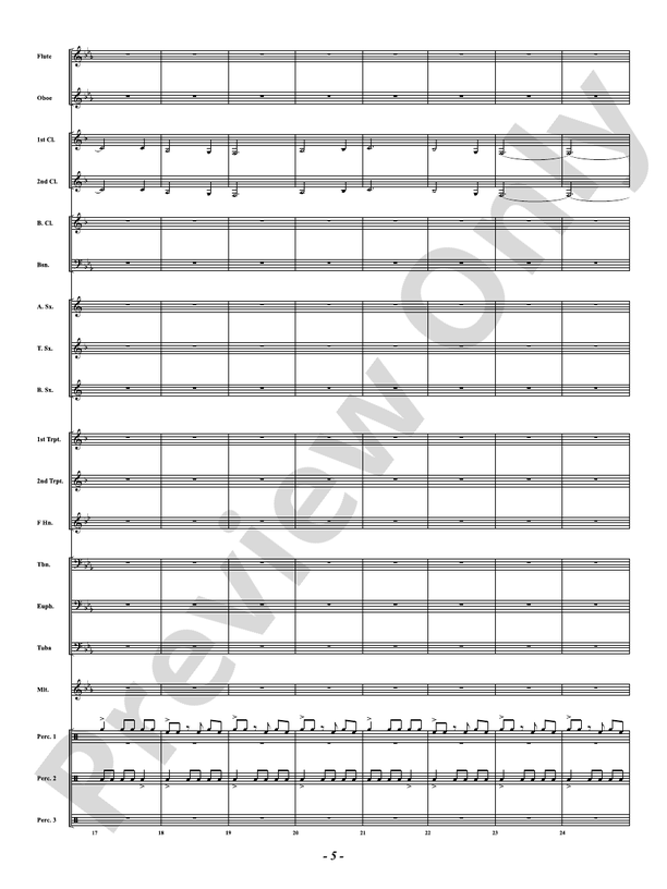 African Holy Night - Concert Band Conductor Score & Parts (Digital Download)