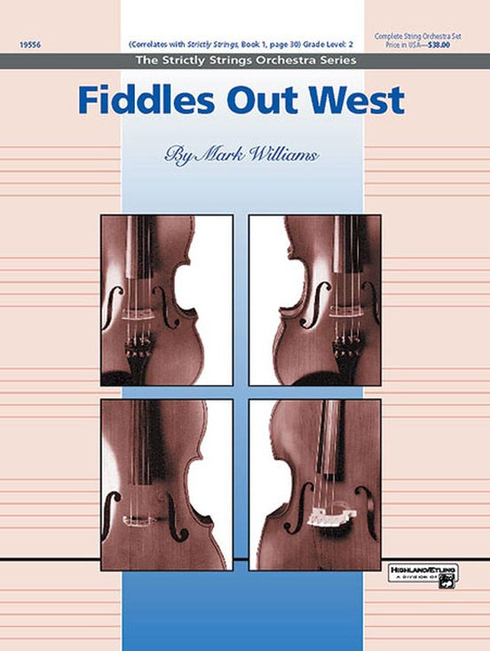 Fiddles Out West – String Orchestra Conductor Score & Parts (Digital D