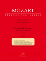 Mozart - Concerto #4 in EbMaj K495 - Horn/Piano Accompaniment Barenreiter BA5313-90