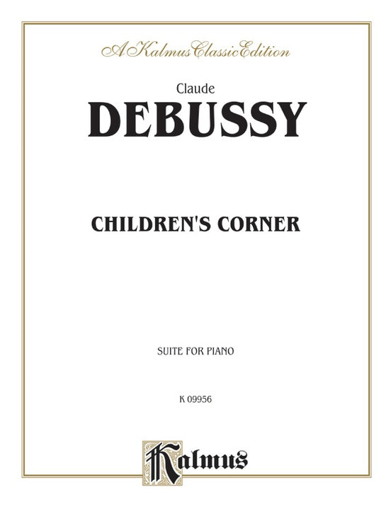 Debussy - Children's Corner - Piano Solo (Digital Download)