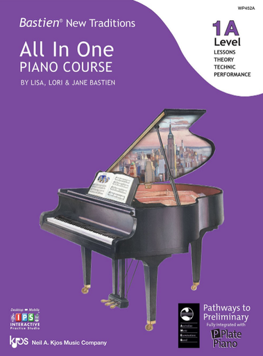 Bastien New Traditions All-In-One Piano Course Level 1A - Piano by Bastien Kjos WP452A