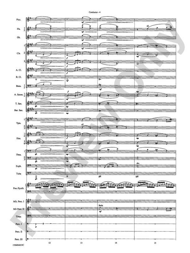 The Polar Express, Concert Suite from - Concert Band Conductor Score & Parts (Digital Download)