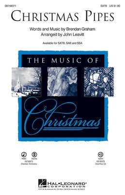Christmas Pipes - Brendan Graham - John Leavitt Hal Leonard ChoirTrax CD CD