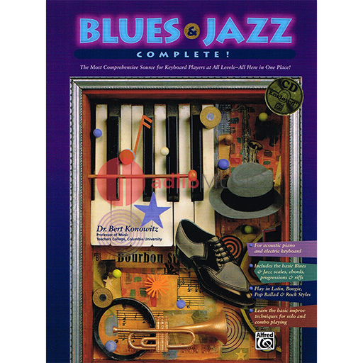 BLUES AND JAZZ COMPLETE BK/2CD - KONOWITZ - Alfred Music - Out Of Print
