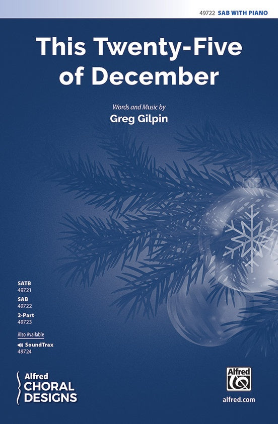 This Twenty-Five of December - SAB Choral Octavo (Digital Download)