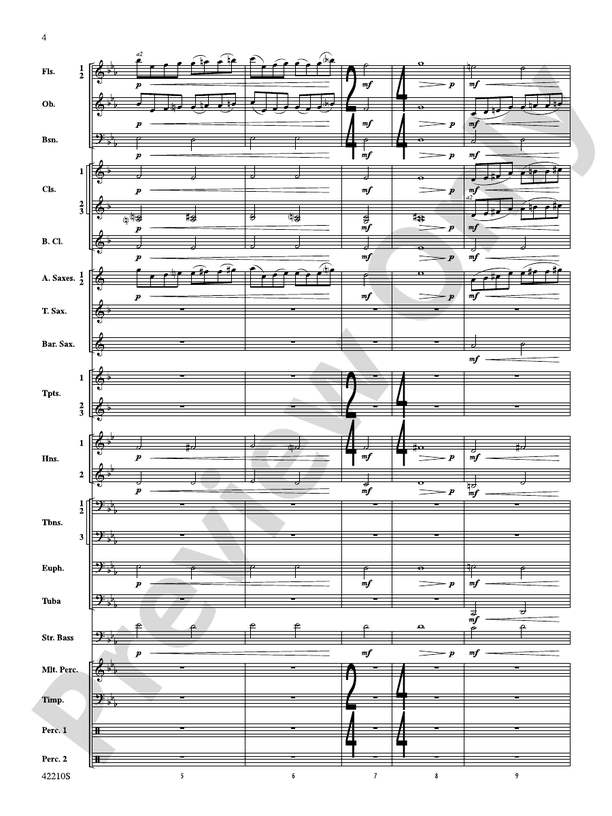 Beyond the Forest (from The Hobbit: The Desolation of Smaug) - Concert Band Conductor Score & Parts (Digital Download)