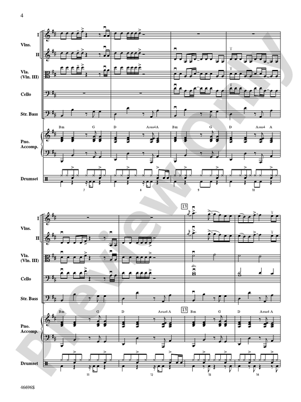 One Foot - String Orchestra Conductor Score & Parts (Digital Download)
