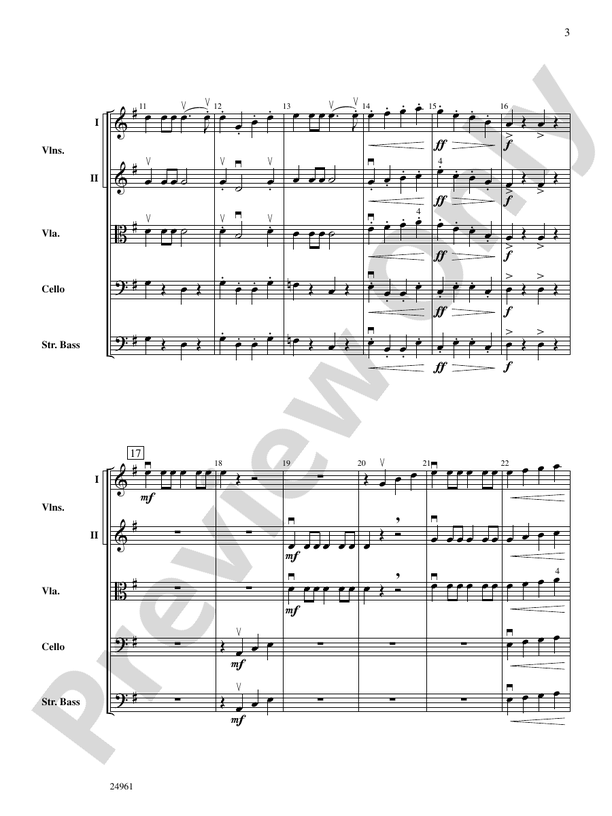 Buccaneer Country – String Orchestra Conductor Score & Parts (Digital Download)