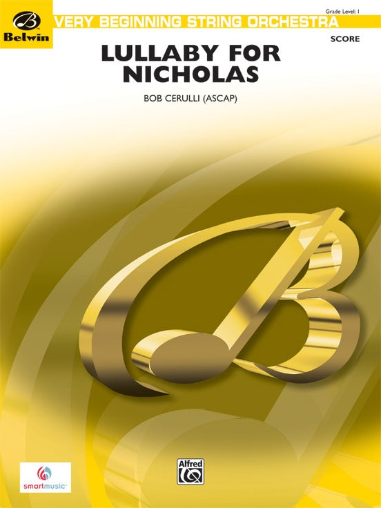 Lullaby for Nicholas – String Orchestra Conductor Score & Parts (Digital Download)