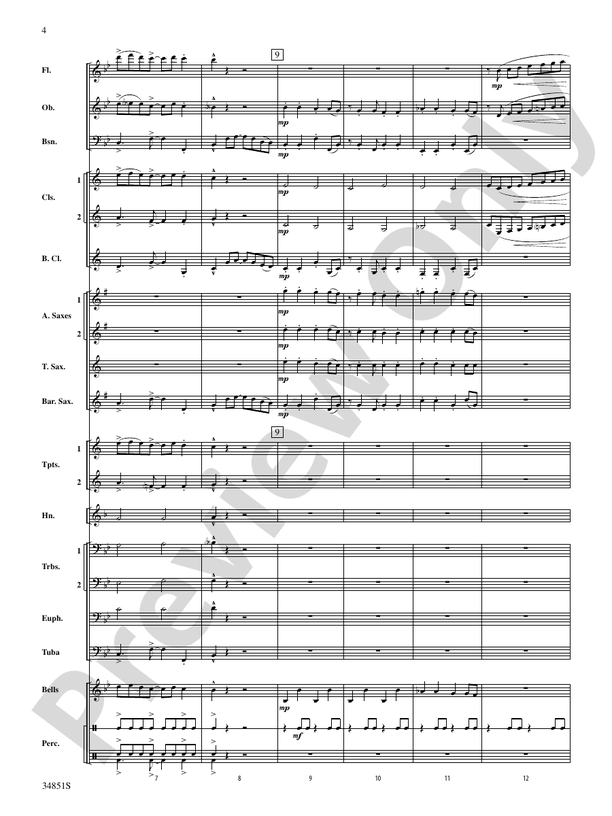 Jamaican Sailaway - Concert Band Conductor Score & Parts (Digital Download)