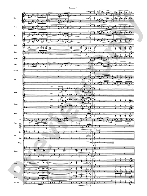 The Pink Panther (Grade 3.5) - Full Orchestra Conductor Score & Parts (Digital Download)