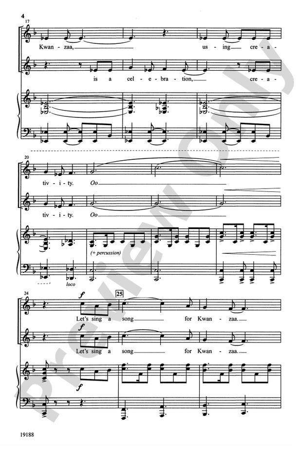 Harambee: A Song for Kwanzaa - 2-Part Choral Octavo (Digital Download)