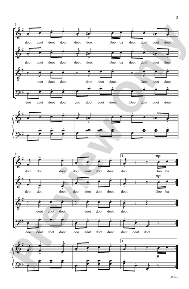 Doo Ba Duo! – SATB, a cappella Choral Octavo (Digital Download)