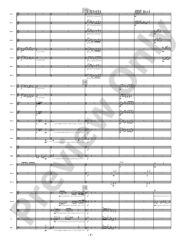 Bells of the Winter Range - Full Orchestra Conductor Score & Parts (Digital Download)