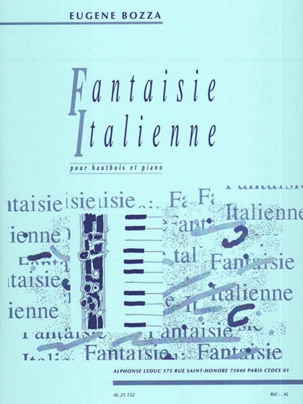 FANTASIE ITALIENNE FOR OBOE AND PIANO - BOZZA - OBOE - LEDUC
