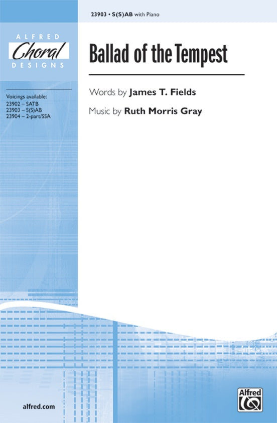 Ballad of the Tempest – S(S)AB Choral Octavo (Digital Download)