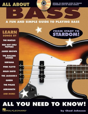 All About Bass - A Fun and Simple Guide to Playing Bass - Bass Guitar Chad Johnson Hal Leonard /CD